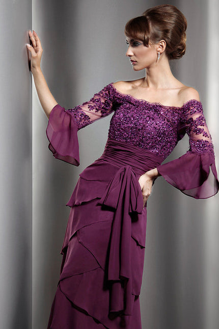 Robe de Soirée Violet Opulence - gallery 4