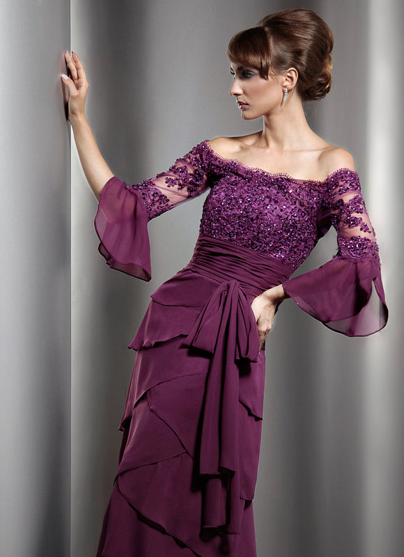 Robe de Soirée Violet Opulence - gallery 4