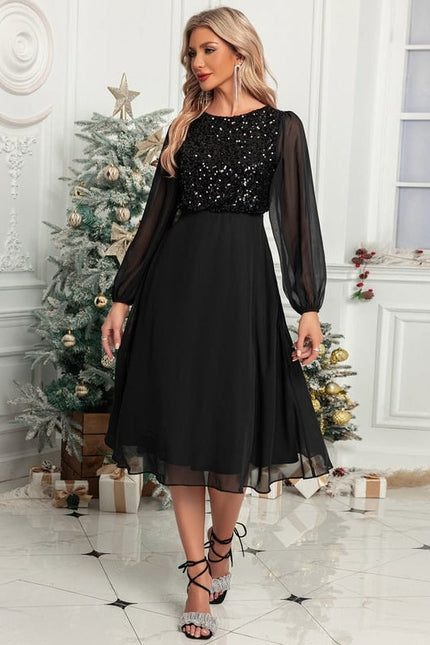 Robe de Soirée Pailletée Élégante - gallery 4