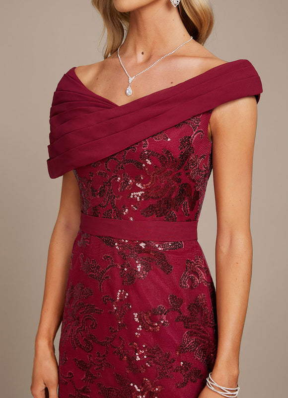 Robe de Soirée Rubis Élégante - gallery 1
