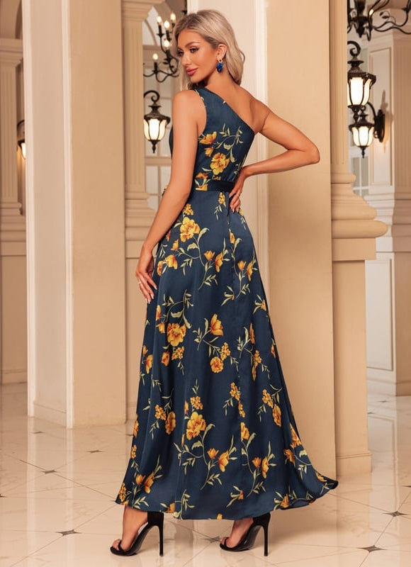 Robe de Soirée Fleur Marine - gallery 1