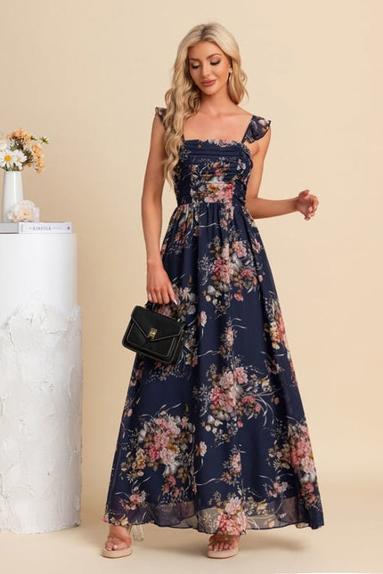 Robe de Soirée Nuit Florale - gallery 4