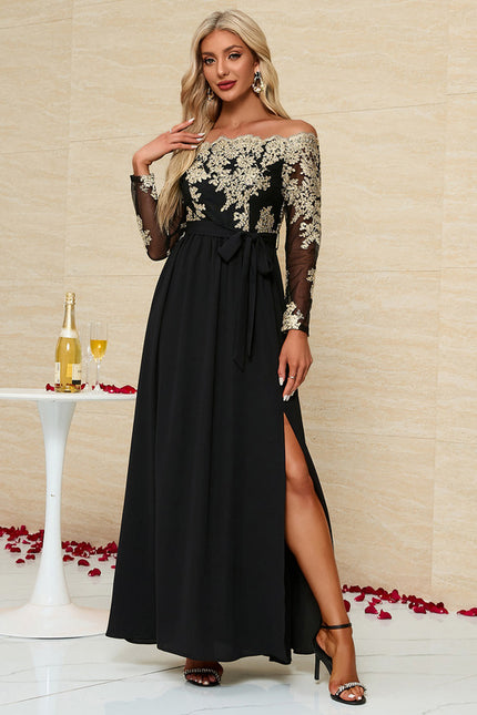 Robe de Soirée Ébène Élégante - gallery 3