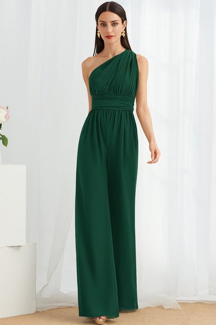 Robe de Soirée Chiffon Émeraude - gallery 3