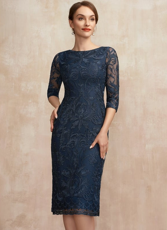 Robe de Soirée Élégance Marine Éthérée