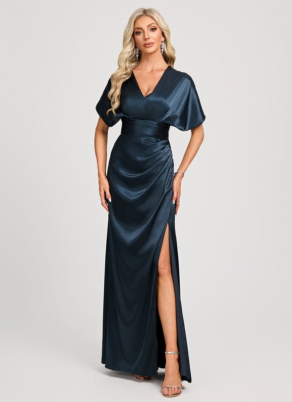 Robe de Soirée Nocturne Satinée - gallery 6