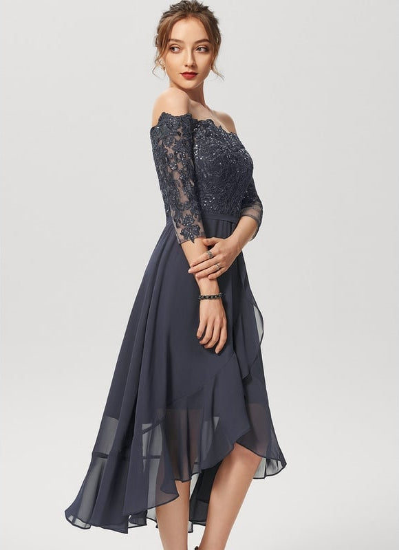 Robe de Soirée Velours Astral - gallery 2