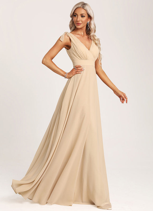 Robe de Soirée Satinée Douceur - gallery 1