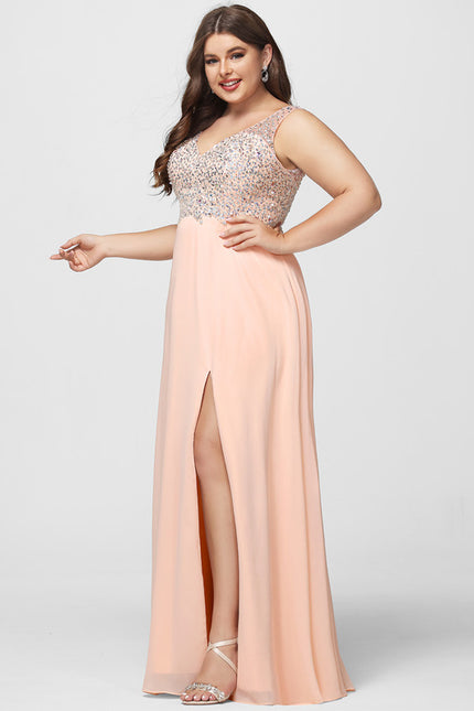 Robe de Soirée Éclat Pêche - gallery 7