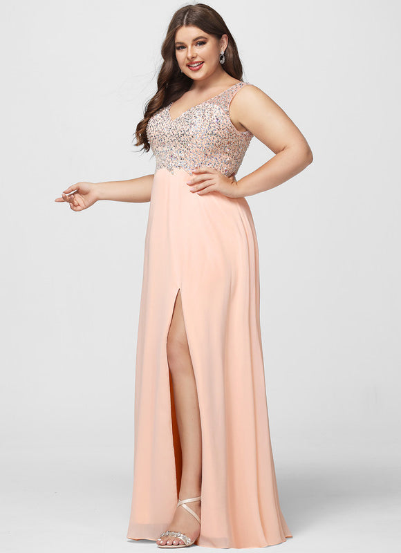 Robe de Soirée Éclat Pêche - gallery 7