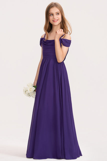 Robe de Soirée Flottante Cerise - gallery 1