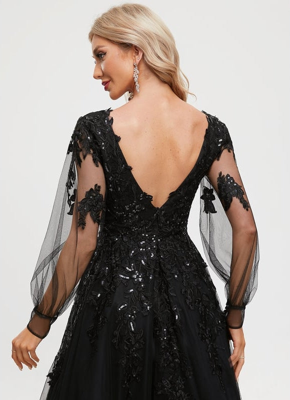 Robe de Soirée Éclat Noir - gallery 3