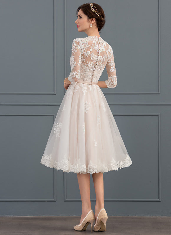 Robe de Soirée Nuptiale Éthérée - gallery 4