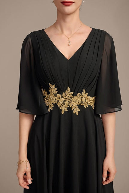 Robe de Soirée Noir Élégant - gallery 7