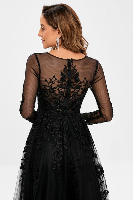 Robe de Soirée Noir Étoilé - gallery 4