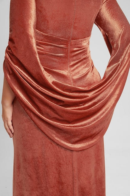 Robe de Soirée Velours Aurora - gallery 8