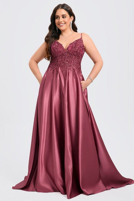 Robe de Soirée Satinée Éblouissante - gallery 9
