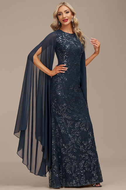 Robe de Soirée Satin Sombre - gallery 5