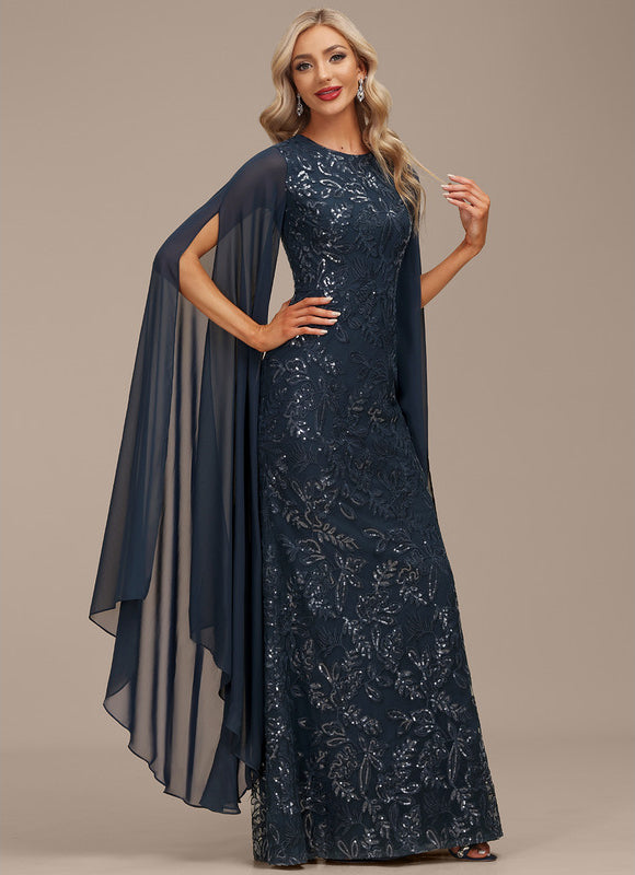 Robe de Soirée Satin Sombre - gallery 5