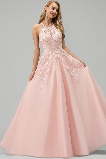Robe de Soirée Rêve Poudré Tulle