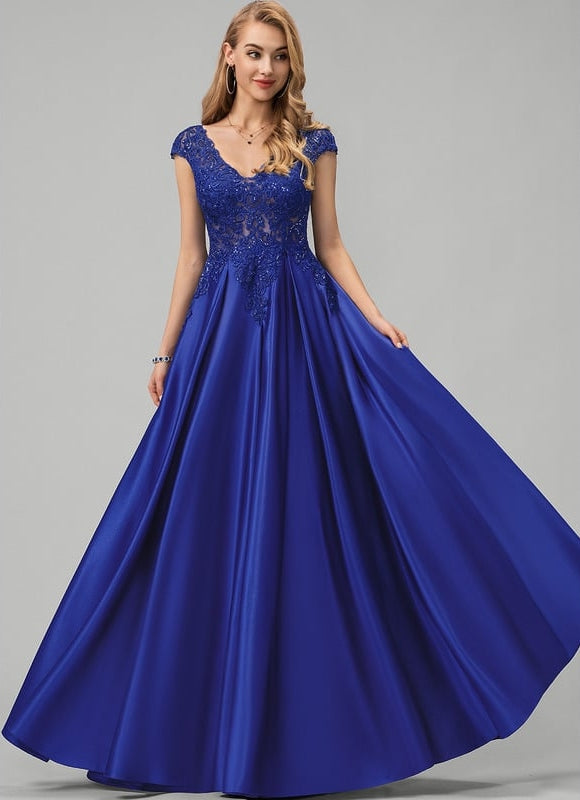 Robe de Soirée Satin Royalty