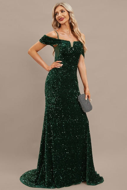 Robe de Soirée Lueur Émeraude - gallery 6