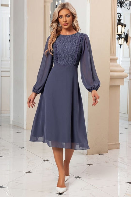 Robe de Soirée Sérénité Midi Chic - gallery 3
