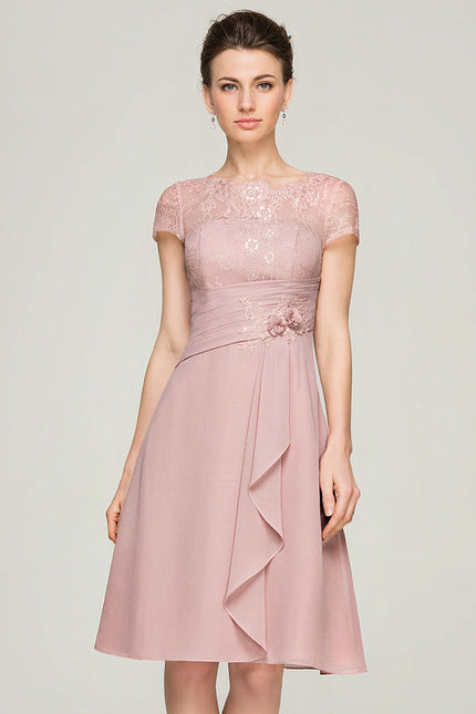 Robe de Soirée Rose Poudré