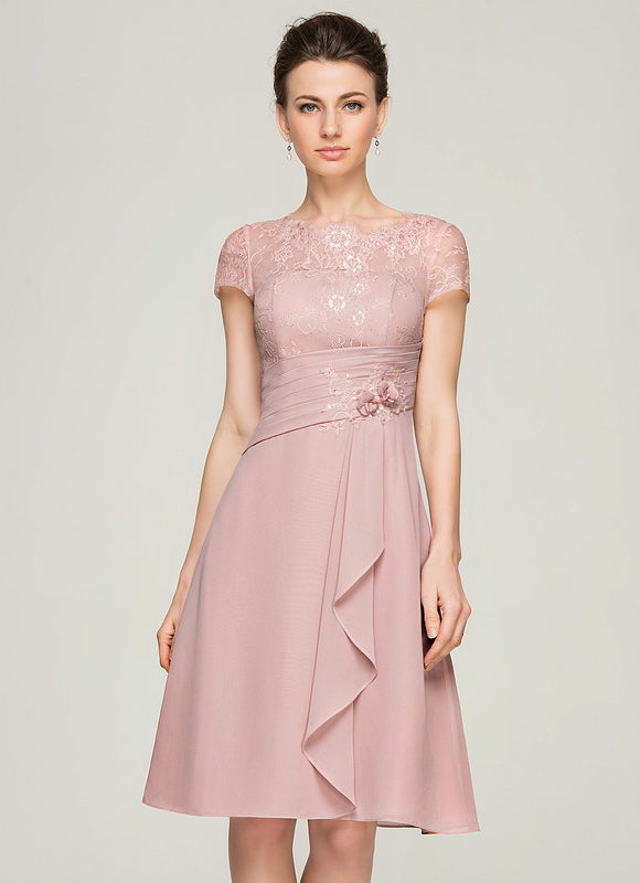 Robe de Soirée Rose Poudré