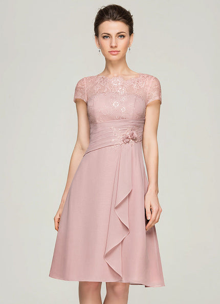 Robe de Soirée Rose Poudré