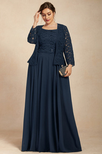 Robe de Soirée Chique Marine - gallery 7