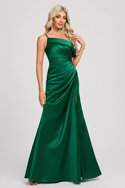 Robe de Soirée Émeraude Glissante - gallery 3