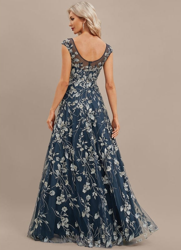 Robe de Soirée Floral Noir Chic - gallery 6