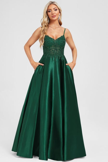 Robe de Soirée Éclat Satiné - gallery 1