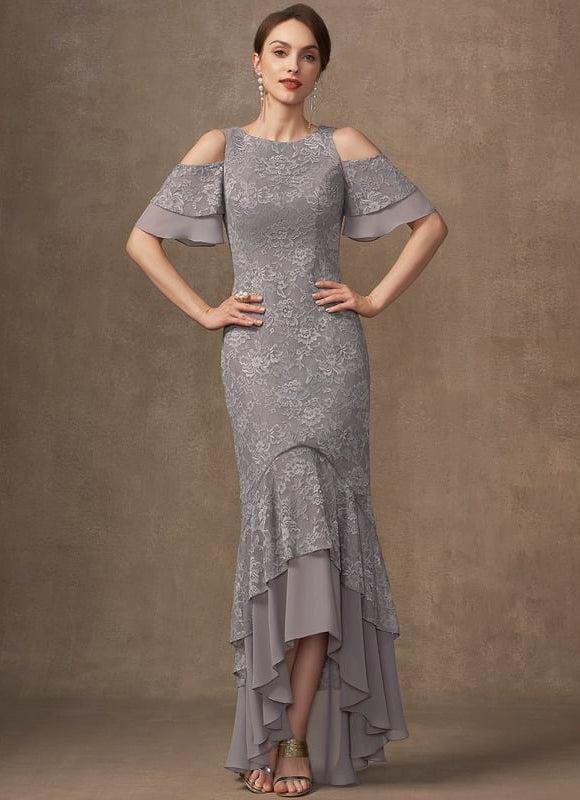 Robe de Soirée Dentelle Flottante