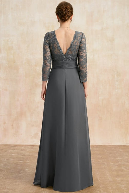 Robe de Soirée Gris Sophistiqué - gallery 5
