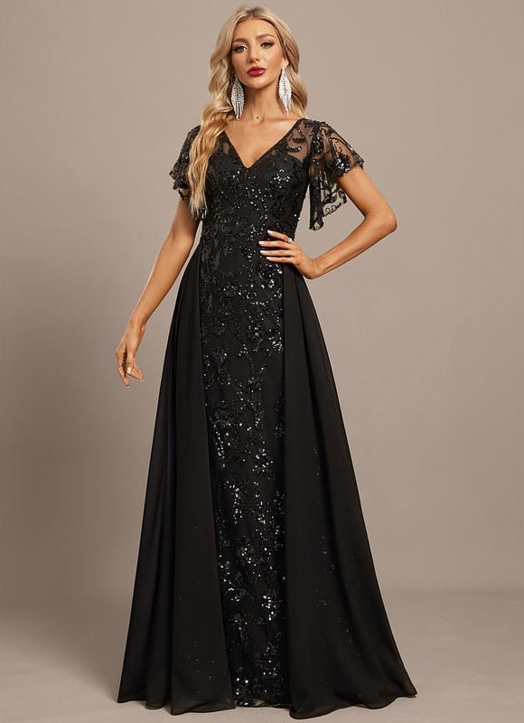 Robe De Soirée Paillette Dos Nu - gallery 5