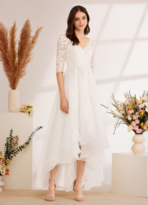 Robe de Soirée Satinée Évanescente - gallery 5