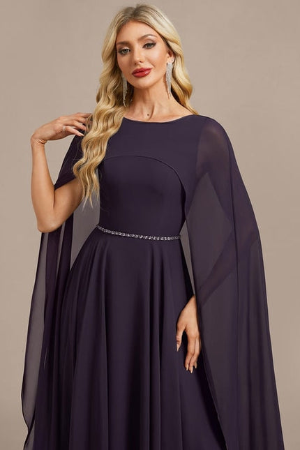 Robe de Soirée Mousseline Élégante - gallery 2