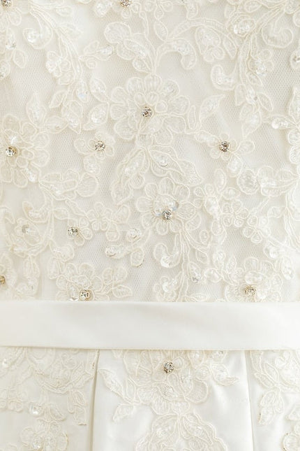 Robe de Soirée Élévée Satinée - gallery 2