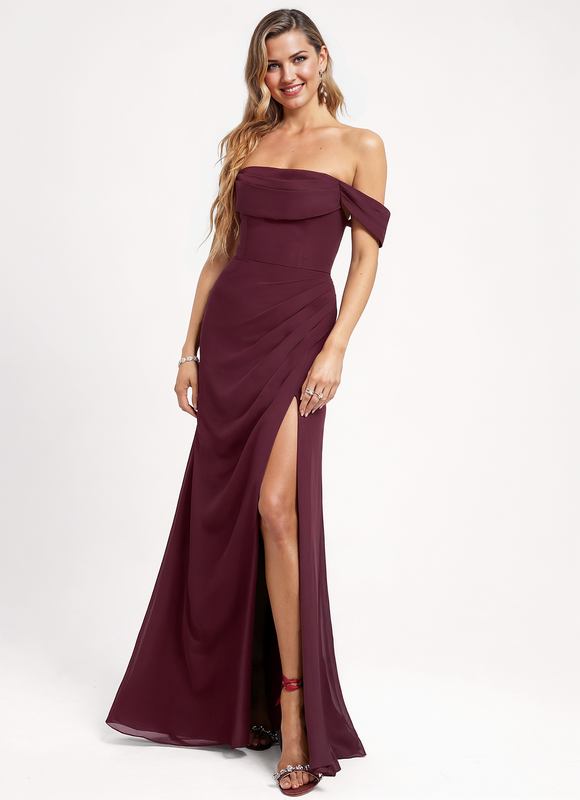 Robe de Soirée Rêve Pourpre - gallery 2