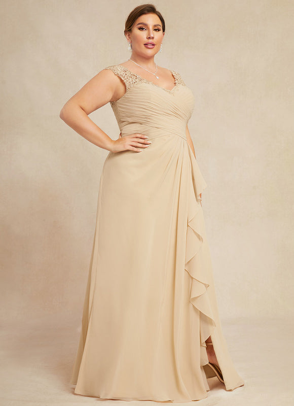 Robe de Soirée Élégance Grise Flottante - gallery 8