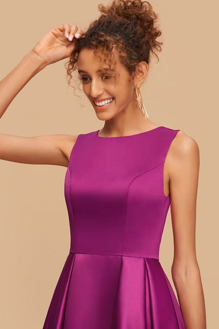 Robe de Soirée Satinée Précieuse - gallery 4