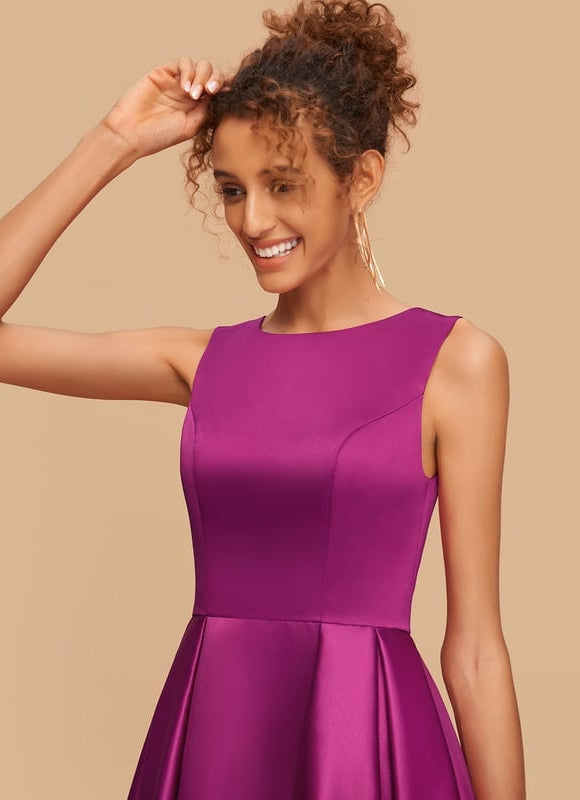 Robe de Soirée Satinée Précieuse - gallery 4