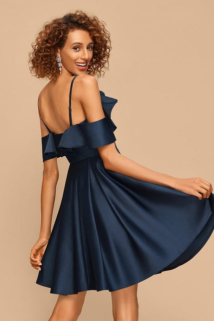Robe de Soirée Satin Vague Chic - gallery 4