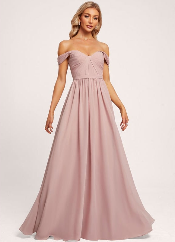 Robe de Soirée Aube Satinée - gallery 2