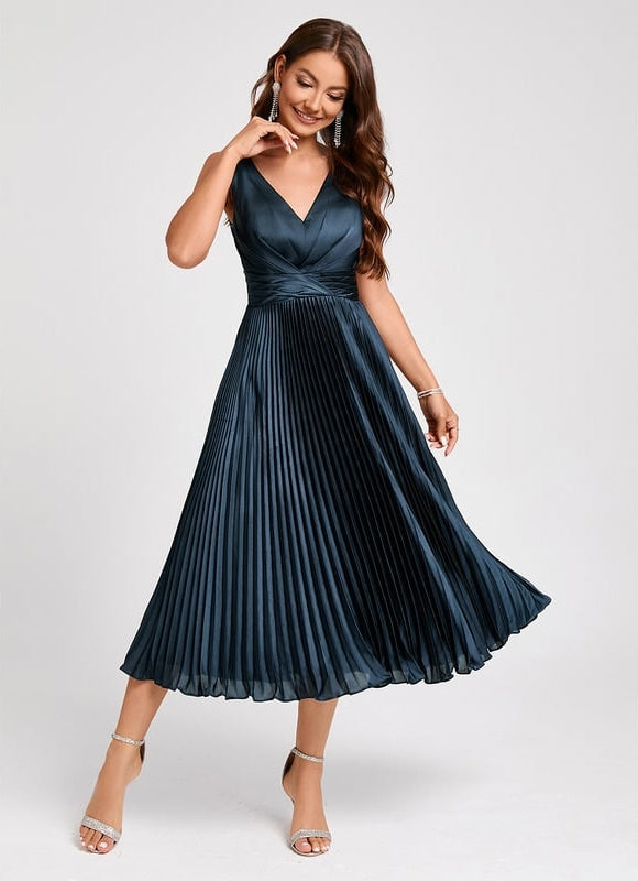 Robe de Soirée Éclat De Plissé