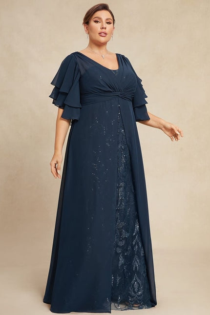 Robe de Soirée Étoffe Lumineuse - gallery 7