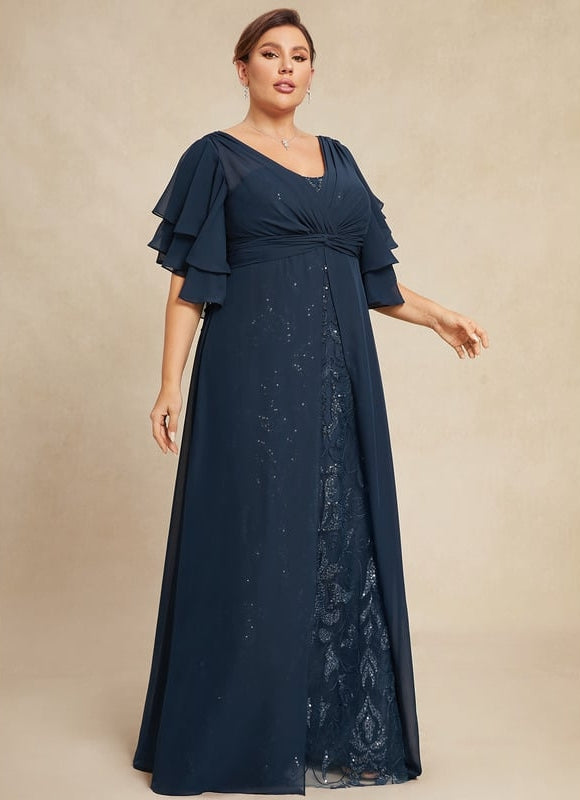 Robe de Soirée Étoffe Lumineuse - gallery 7