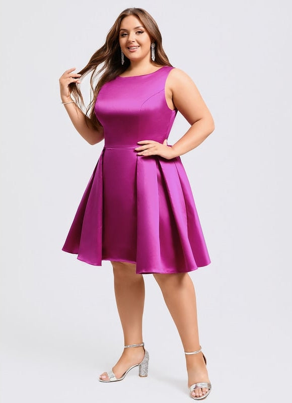 Robe de Soirée Satinée Précieuse - gallery 8